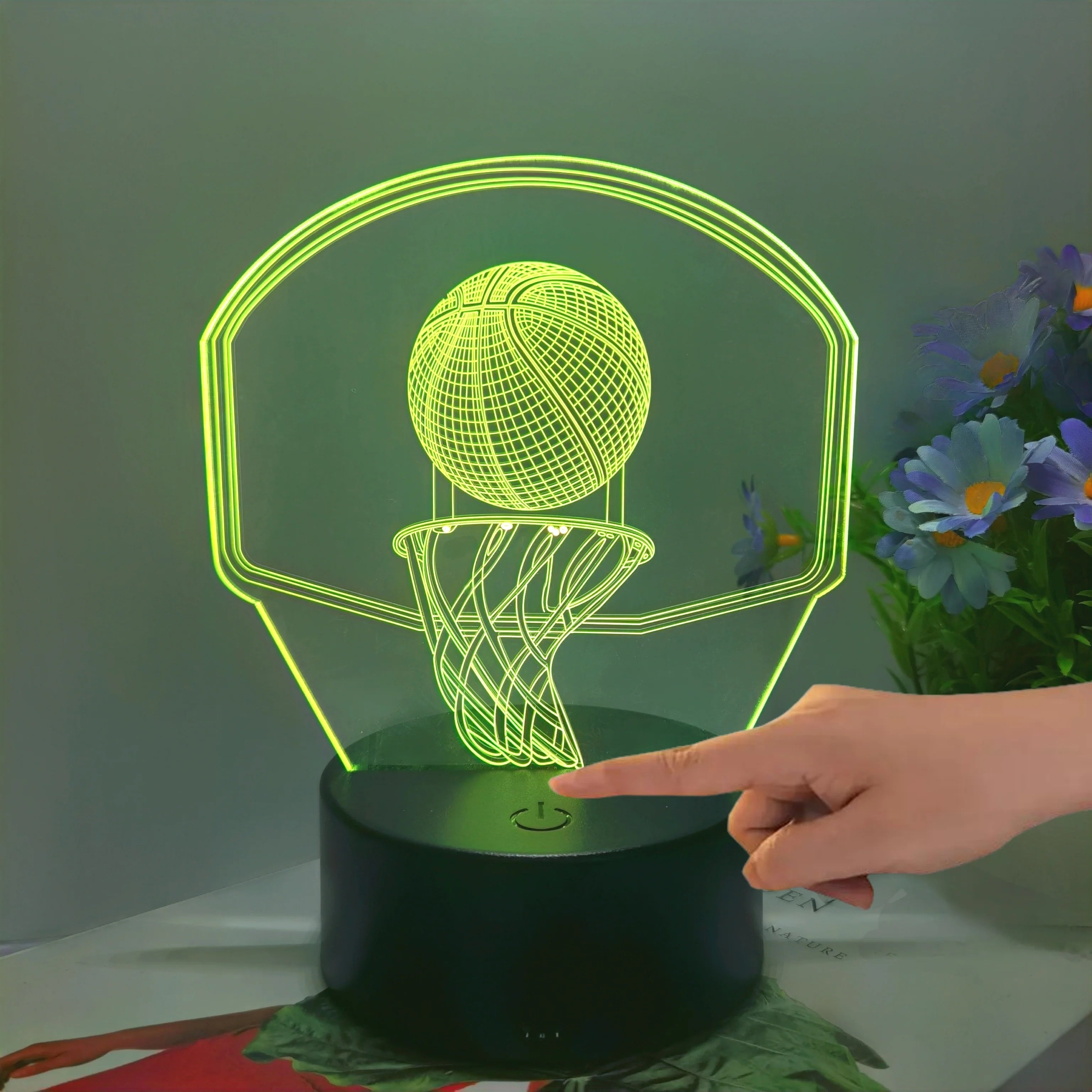 basketball hoop 3D night light