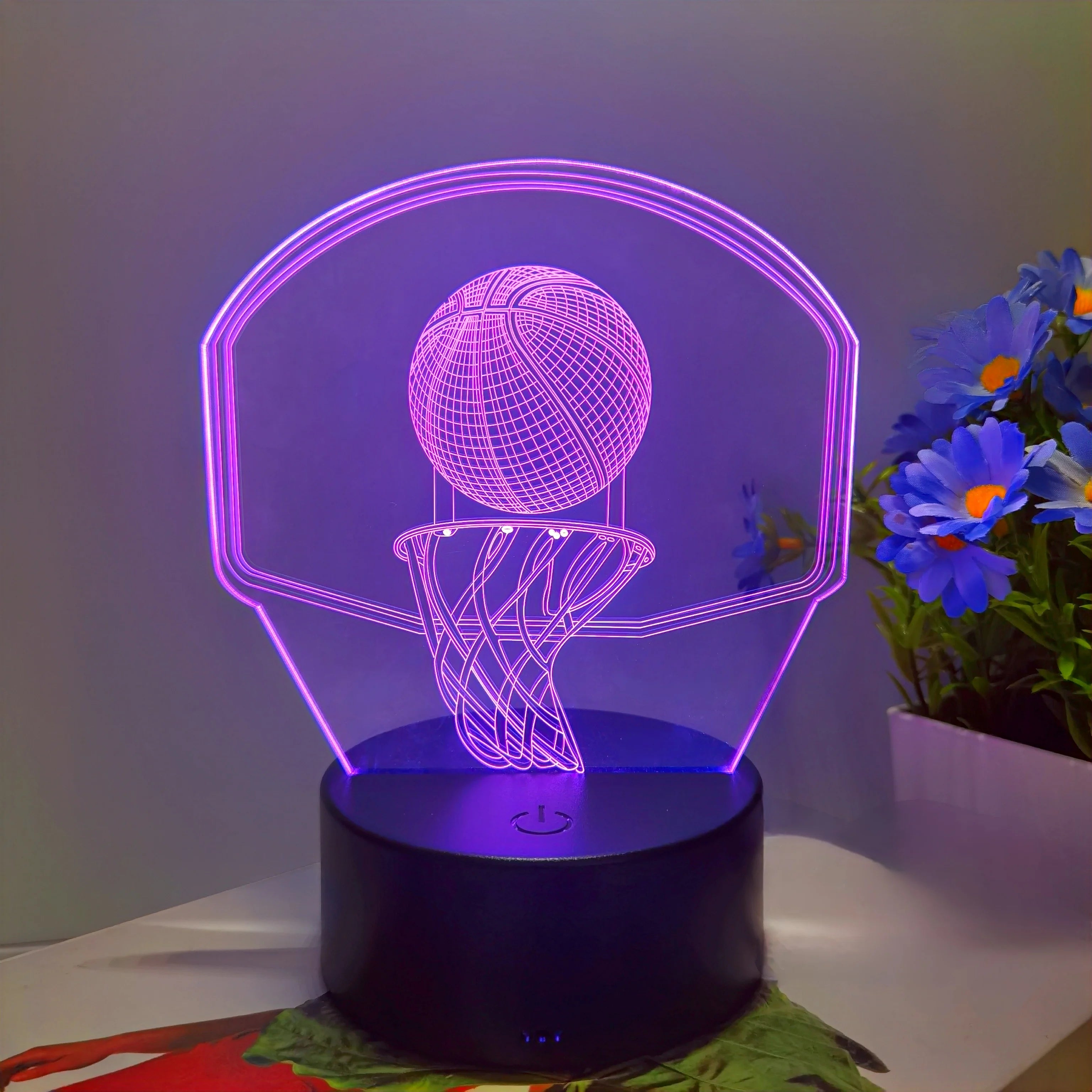 basketball hoop 3D night light