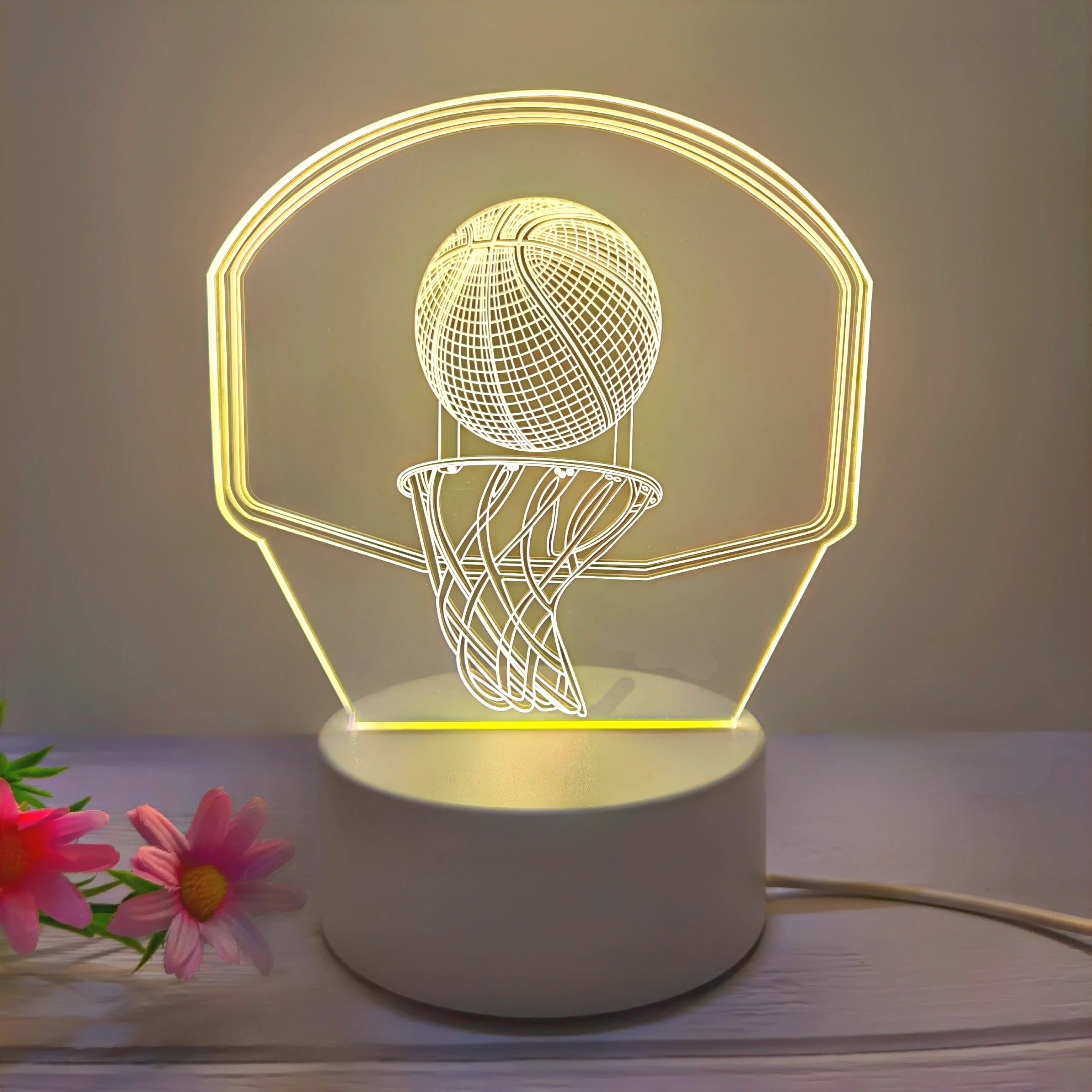 basketball hoop 3D night light