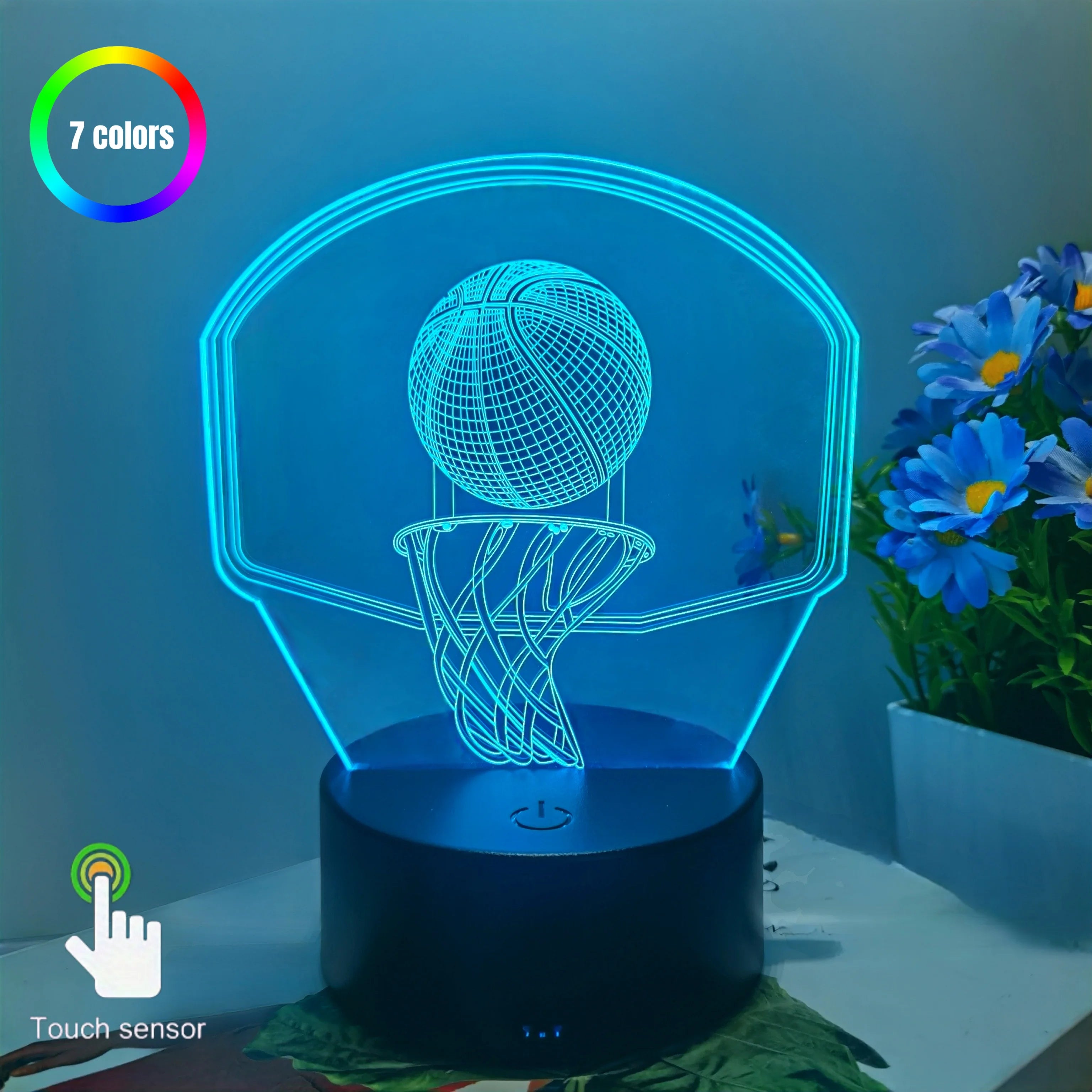 basketball hoop 3D night light